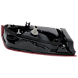 Passenger Side, Inner Halogen Tail Light, With bulb(s), OE Replacement,, CAPA Certified