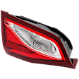Driver Side, Inner Halogen Tail Light, With bulb(s), OE Replacement, CAPA Certified