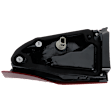 Driver Side, Inner Halogen Tail Light, With bulb(s), OE Replacement, CAPA Certified