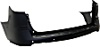 Rear, Upper Primed Bumper Cover, With Parking Aid Sensor Holes