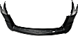 Rear, Upper Primed Bumper Cover, With Parking Aid Sensor Holes