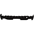 Rear, Lower Bumper Cover, Textured, With Dual Exhaust Cut Outs, CAPA Certified