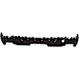 Rear, Lower Bumper Cover, Textured, With Dual Exhaust Cut Outs, CAPA CERTIFIED