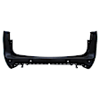 Rear Primed Bumper Cover, For Models without Parallel Park Assist and Blind Spot Sensor, CAPA CERTIFIED