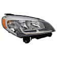 Passenger Side Headlight, with Bulb, Halogen, Clear Lens, 4 Cyl., 2.4L Engine, CAPA CERTIFIED