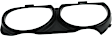 Passenger Side, Headlight Bezel, Black, 8 Cyl., 6.2L Engine