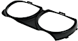 Passenger Side, Headlight Bezel, Black, 8 Cyl., 6.2L Engine