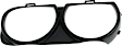 Passenger Side, Headlight Bezel, Black, 8 Cyl., 6.2L Engine