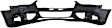 Front Primed Bumper Cover, 4 Cyl., 2.0L Engine, Sedan, For Models Without S-Line Package, With Fog Light Holes, With Headlight Washer Holes, Without Warning System