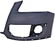 Front, Driver Side Primed Bumper Cover, For Models Without S-Line Package, Without Parking Aid Sensor Holes