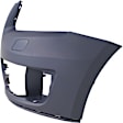 Front, Driver Side Primed Bumper Cover, For Models Without S-Line Package, Without Parking Aid Sensor Holes