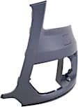 Front, Driver Side Primed Bumper Cover, For Models Without S-Line Package, Without Parking Aid Sensor Holes