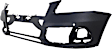 Front Primed Bumper Cover, For Models Without S-Line Package, Without Headlight Washer Holes, With Parking Aid Sensor Holes
