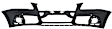 Front Primed Bumper Cover, For Models Without S-Line Package, Without Headlight Washer Holes, With Parking Aid Sensor Holes