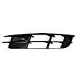 Front, Passenger Side Bumper Grille, Black
