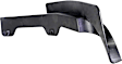 Front, Driver Side Bumper Filler, Primed