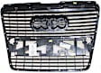 Grille Assembly, Chrome Shell with Painted Silver Insert