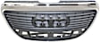 Grille Assembly, Chrome Shell with Painted Silver Insert