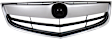 Grille Assembly, Chrome Shell with Painted Black Insert