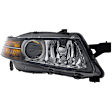 Passenger Side Headlight, without Bulb, HID/Xenon, Clear Lens, Base Model