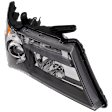 Passenger Side Headlight, without Bulb, HID/Xenon, Clear Lens, Base Model