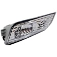 Front, Passenger Side Fog Light, Without Bulb, Halogen, Base Model, 6 Cyl., 3.7L Engine, CAPA CERTIFIED