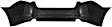 Rear Primed Bumper Cover, Base Model, Sedan, CAPA Certified