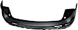 Rear Primed Bumper Cover, For Models Without S-Line Package, Without Parking Aid Sensor Holes, CAPA Certified