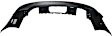 Rear Primed Bumper Cover, Convertible/Sedan, With Parking Aid Sensor Holes