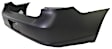 Rear Primed Bumper Cover, Without Parking Aid Sensor Holes