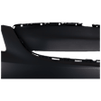 Front Primed Bumper Cover, Sedan, With Fog Light Holes, Without Parking Aid Sensor Holes
