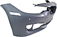 Front Primed Bumper Cover, Base Model, With Park Sensor, For Models Without M Package, Without Headlight Washer Holes, Standard Type, Sedan/Wagon, CAPA CERTIFIED