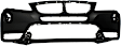 Front Primed Bumper Cover, For Models Without M Package, Without Headlight Washer Holes, CAPA Certified