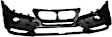 Front Primed Bumper Cover, For Models Without M Package, Without Headlight Washer Holes, CAPA Certified