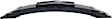 Front Bumper Reinforcement, Steel CAPA Certified