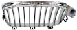 Base Passenger Side Chrome Shell with Painted Silver Insert