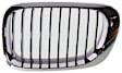 Passenger Side Grille Assembly, Chrome Shell w/ Primed Insert, Grille