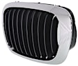 Passenger Side Grille Assembly, Chrome Shell w/ Primed Insert, Grille
