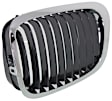 Passenger Side Grille Assembly, Chrome Shell w/ Primed Insert, Grille