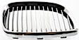 Passenger Side Grille Assembly, Chrome Shell w/ Primed Insert, Grille