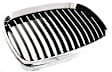Passenger Side Grille Assembly, Chrome Shell w/ Primed Insert, Grille