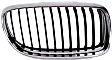 Passenger Side Grille Assembly, Chrome Shell w/ Primed Insert, Grille