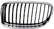 Driver Side Grille Assembly, Chrome Shell w/ Primed Insert, Grille