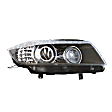 Passenger Side HID/Xenon Headlight, Without bulb(s), OE Replacement