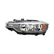 Driver Side Headlight, with Bulb, Halogen, Base Model, Sedan/Wagon, CAPA CERTIFIED