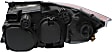 Passenger Side HID/Xenon Headlight, Without bulb(s), OE Replacement