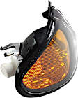 Passenger Side Corner Light, With bulb(s), Yellow lens, Black Surround Trim, Sedan/Wagon, CAPA CERTIFIED