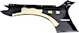 Front, Passenger Side Fender, Aluminum, CAPA CERTIFIED
