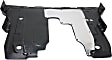 Front Engine Splash Shield, Engine Under Cover, With Aluminum Pad