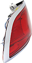 Passenger Side, Outer Tail Light, with Bulb(s), Halogen, Mounted On Body, CAPA Certified